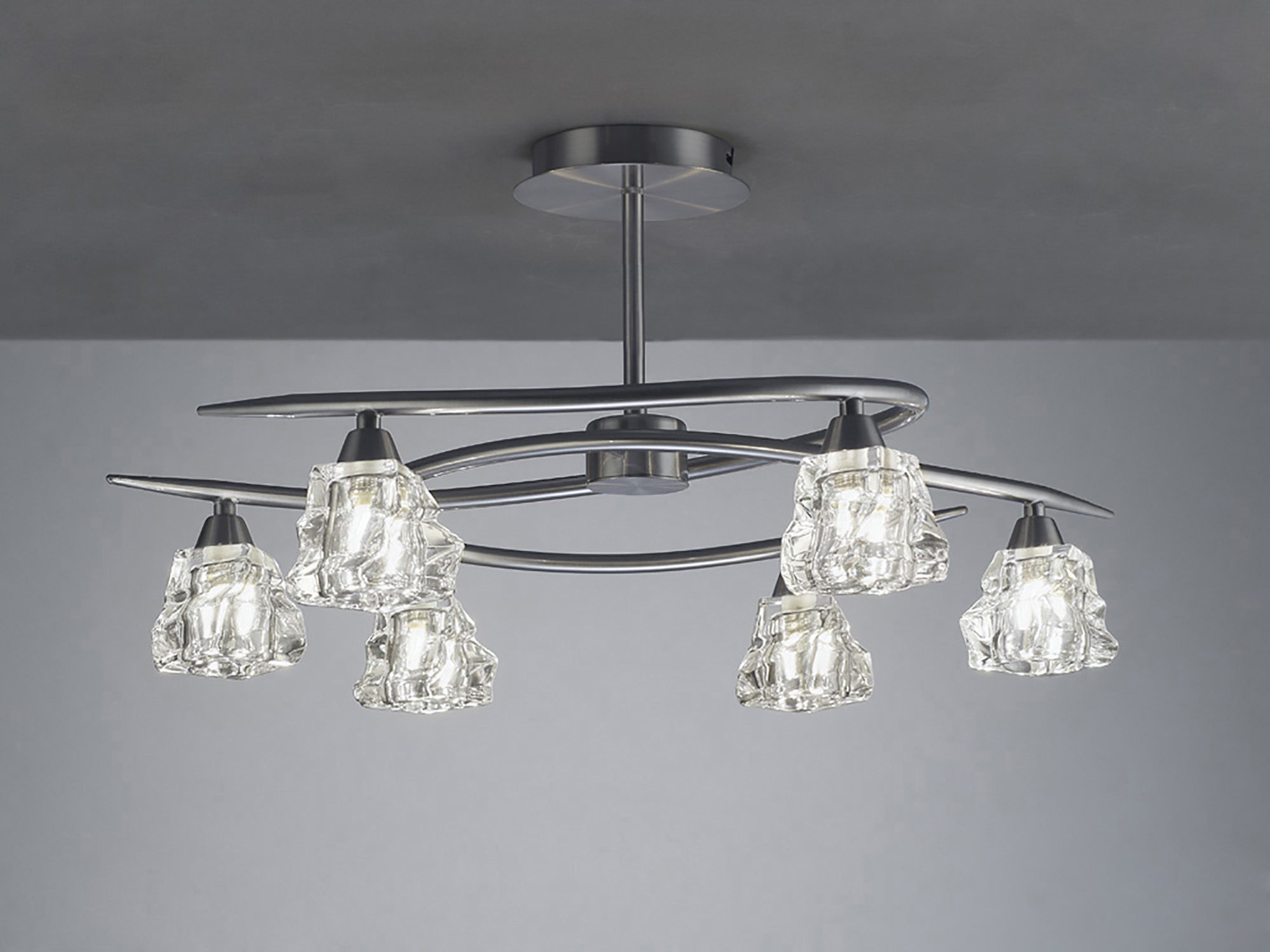 Iku Ceiling Lights Mantra Semi Flush Fittings